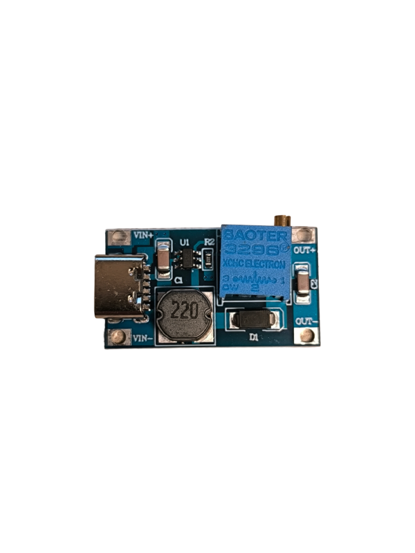 Регулируем захранващ модул MT3608 – DC-DC Step-Up Boost (Type-C)